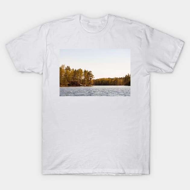 Finnish Lake T-Shirt by ansaharju